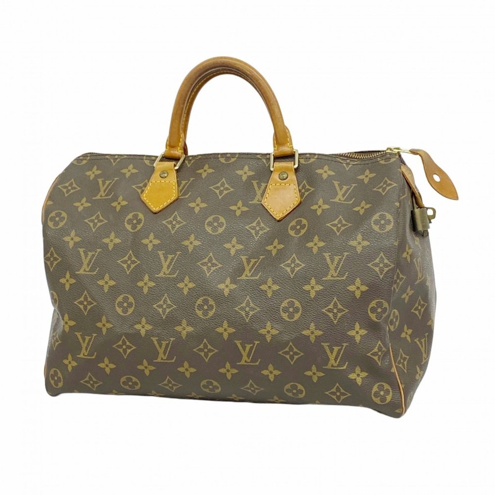 Louis Vuitton Handbag Monogram Speedy 35 M41107 Brown Ladies